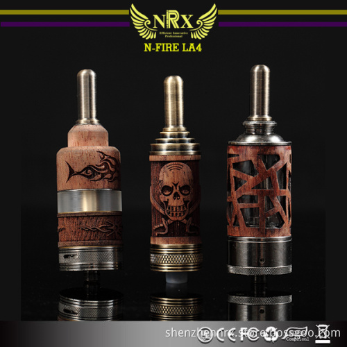 Newest E Cigarette Wooden Vaporizer E-Cig La 2 N-Fire